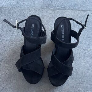 H&M Strappy Black Sandals for Women Size 5.5